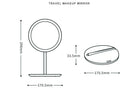 LED Folding Make-up MirrorLED Folding Make-up Mirror